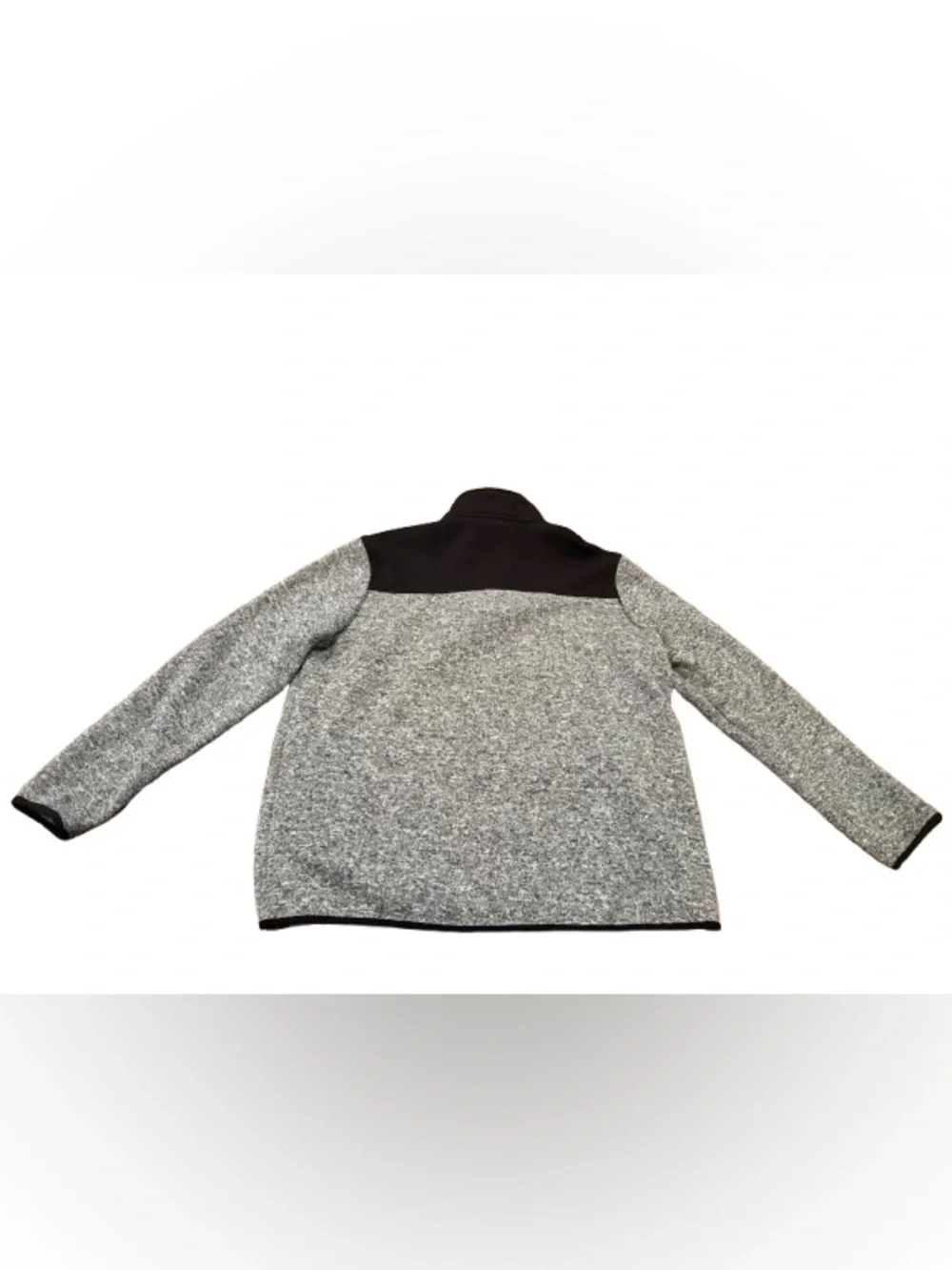Eddie Bower Men's Heather Gray Quarter-Zip Sweater Pullover Size XXL